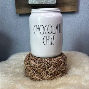 Rae Dunn White Ceramic Jar